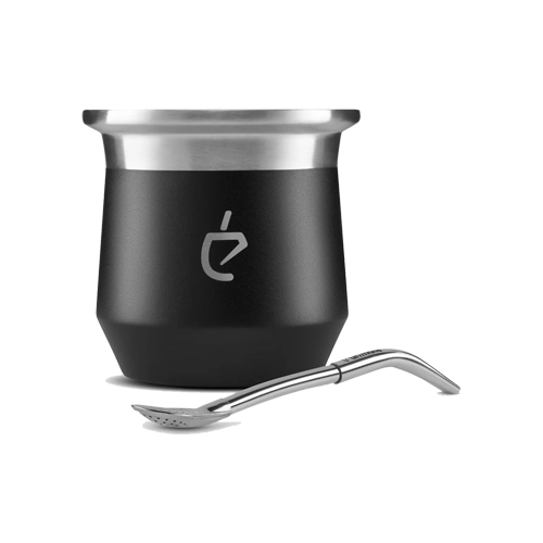 Mate de Acero - Re Black + Bombilla