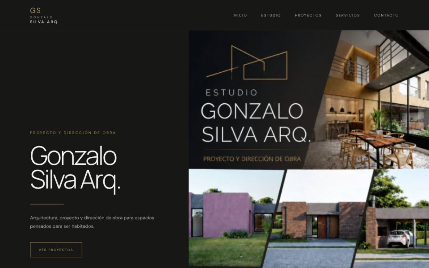 architect webpage thumbnails