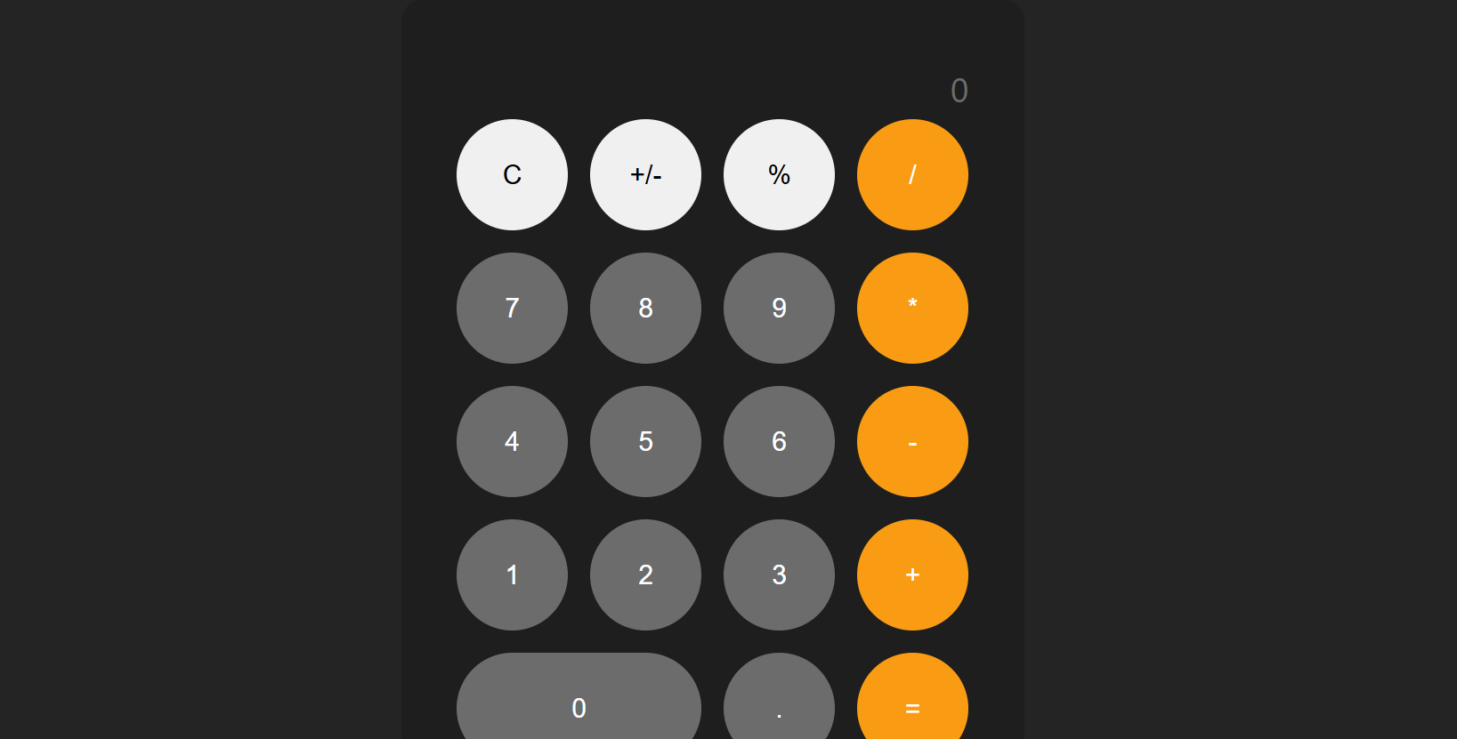 Javascript Calculator Thumbnail