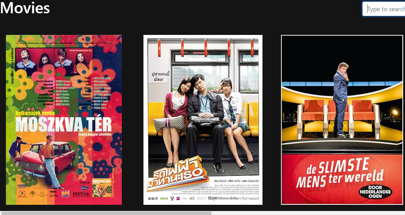 movie finder thumbnails